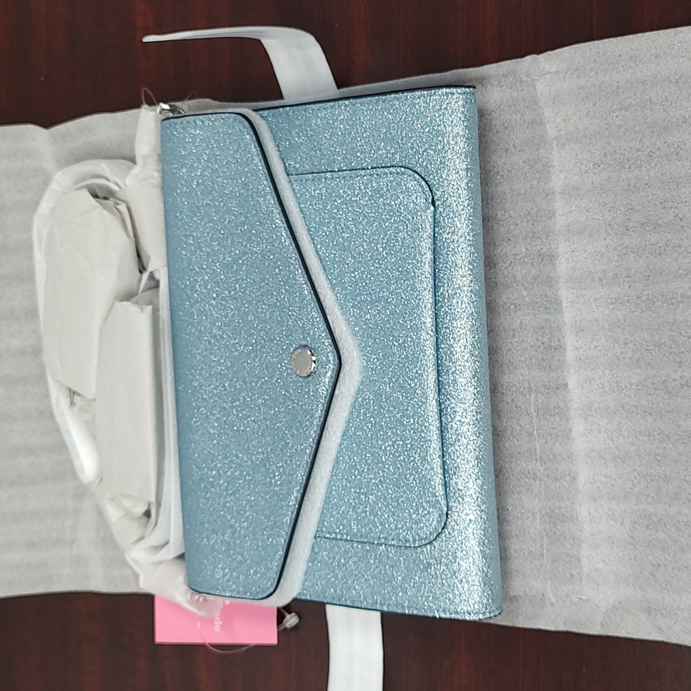Kate Spade Frosty Sky Tinsel Flap Crossbody